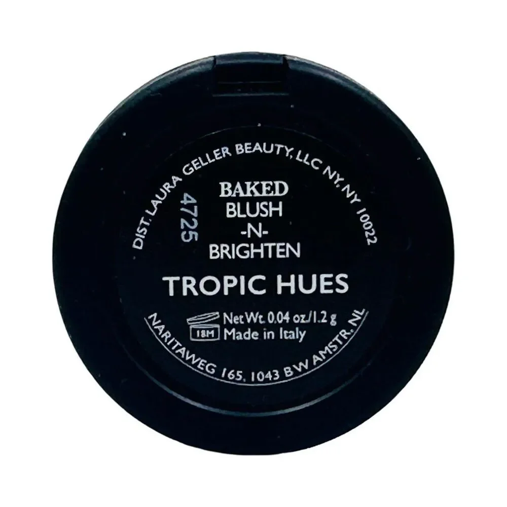 Laura Geller Mini Baked Blush-N-Brighten Marbleized Blush - Tropic Hues 0.04 oz